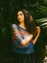 Rainbow Crochet Net Top Top arcadeshops.com