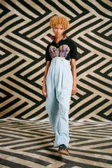 2021 Vivienne Westwood Fargo Tartan Strapless Corset Top arcadeshops.com