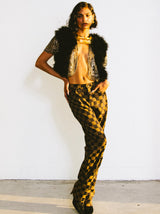 Fendi Checkered Trousers Bottom arcadeshops.com