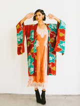 Multicolor Shibori Kimono Jacket arcadeshops.com