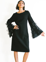 Pierre Cardin Loop Fringed Dress Dress arcadeshops.com