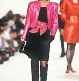 1989 Yves Saint Laurent Jeweled Waist Belt Accessory arcadeshops.com