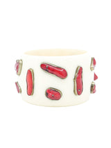 Coral Studded Resin Bangle Jewelry arcadeshops.com