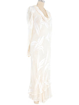 Judy Hornby Velvet Burnout Silk Dress Dress arcadeshops.com