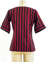 Yves Saint Laurent Striped Top Top arcadeshops.com