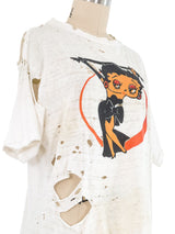 1980s Betty Boop Distressed Tee T-Shirt arcadeshops.com