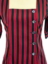 Yves Saint Laurent Striped Top Top arcadeshops.com