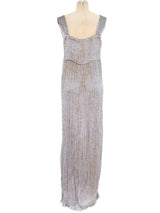 Zandra Rhodes Pleated Column Dress with Duster Dress arcadeshops.com