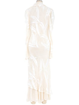 Judy Hornby Velvet Burnout Silk Dress Dress arcadeshops.com