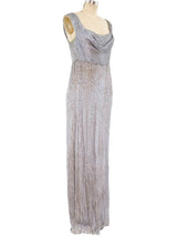 Zandra Rhodes Pleated Column Dress with Duster Dress arcadeshops.com