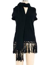 Jean Paul Gaultier Halter Wrap Sweater Top Top arcadeshops.com