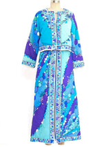 Emillio Pucci Printed Quilted Lounge Ensemble Suit arcadeshops.com