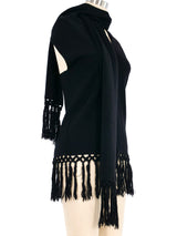 Jean Paul Gaultier Halter Wrap Sweater Top Top arcadeshops.com