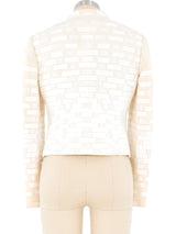 Ivory Mosaic Jacket Jacket arcadeshops.com