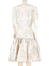 Oscar de la Renta Sequined Drop Waist Dress Dress arcadeshops.com