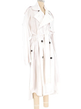 Vivienne Westwood White Trench Coat Jacket arcadeshops.com