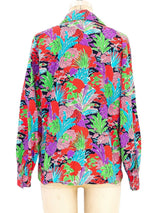 Yves Saint Laurent Floral Blouse Top arcadeshops.com
