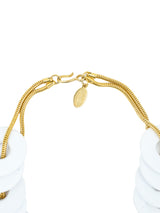Julie Rubano White Disc Necklace Jewelry arcadeshops.com