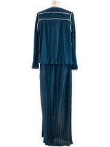 Bill Tice Pleated Black Tank Dress with Jacket Suit arcadeshops.com