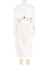 Vivienne Westwood White Trench Coat Jacket arcadeshops.com