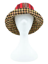 1970s Printed Corduroy Shorts and Bucket Hat Ensemble Suit arcadeshops.com