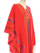 Josefa Striped Fringe Caftan Dress arcadeshops.com