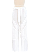 2002 Balenciaga White Cargo Pants Bottom arcadeshops.com