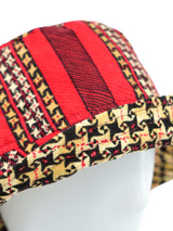 1970s Printed Corduroy Shorts and Bucket Hat Ensemble Suit arcadeshops.com