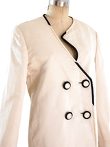 Geoffrey Beene Ivory Satin Evening Jacket Jacket arcadeshops.com