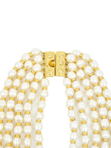 Kenneth Jay Lane Multi Strand Pearl Choker Jewelry arcadeshops.com