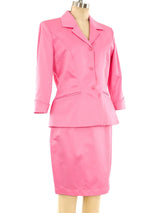 Thierry Mugler Bubblegum Pink Skirt Suit Suit arcadeshops.com