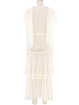 Swiss Dot Net Ruffle Dress Dress arcadeshops.com