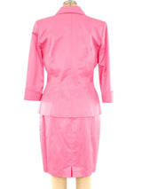 Thierry Mugler Bubblegum Pink Skirt Suit Suit arcadeshops.com
