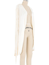 1970s Bob Mackie Fringed Jersey Shawl Jacket arcadeshops.com