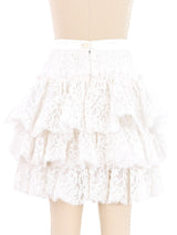 Ungaro Tiered Lace Skirt Bottom arcadeshops.com