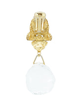 Gianfranco Ferre Faceted Drop Earrings Accessory arcadeshops.com