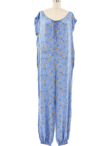 Christian Dior Floral Printed Harem Jumpsuit Jumpsuit arcadeshops.com