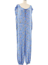 Christian Dior Floral Printed Harem Jumpsuit Jumpsuit arcadeshops.com