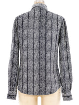Versus by Gianni Versace Printed Blouse Top arcadeshops.com
