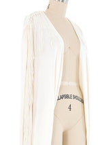 1970s Bob Mackie Fringed Jersey Shawl Jacket arcadeshops.com