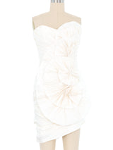 1980s Nardos Imam Couture Zip Away Strapless Wedding Gown Dress arcadeshops.com