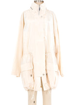 Donna Karan Silk Drawstring Jacket Jacket arcadeshops.com