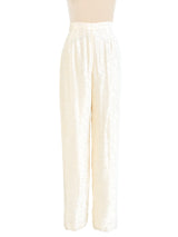 Giorgio Armani Textured Velvet Trousers Bottom arcadeshops.com