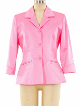 Thierry Mugler Bubblegum Pink Skirt Suit Suit arcadeshops.com