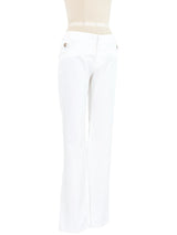 2006 Balenciaga White Trousers Bottom arcadeshops.com