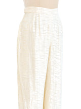 Giorgio Armani Textured Velvet Trousers Bottom arcadeshops.com