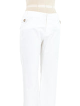 2006 Balenciaga White Trousers Bottom arcadeshops.com