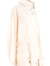 Donna Karan Silk Drawstring Jacket Jacket arcadeshops.com
