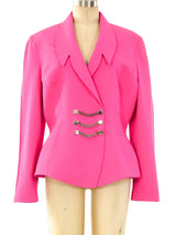 Thierry Mugler Chain Embellished Jacket Jacket arcadeshops.com