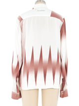 Jean Paul Gaultier Airbrush Printed Shirt Top arcadeshops.com